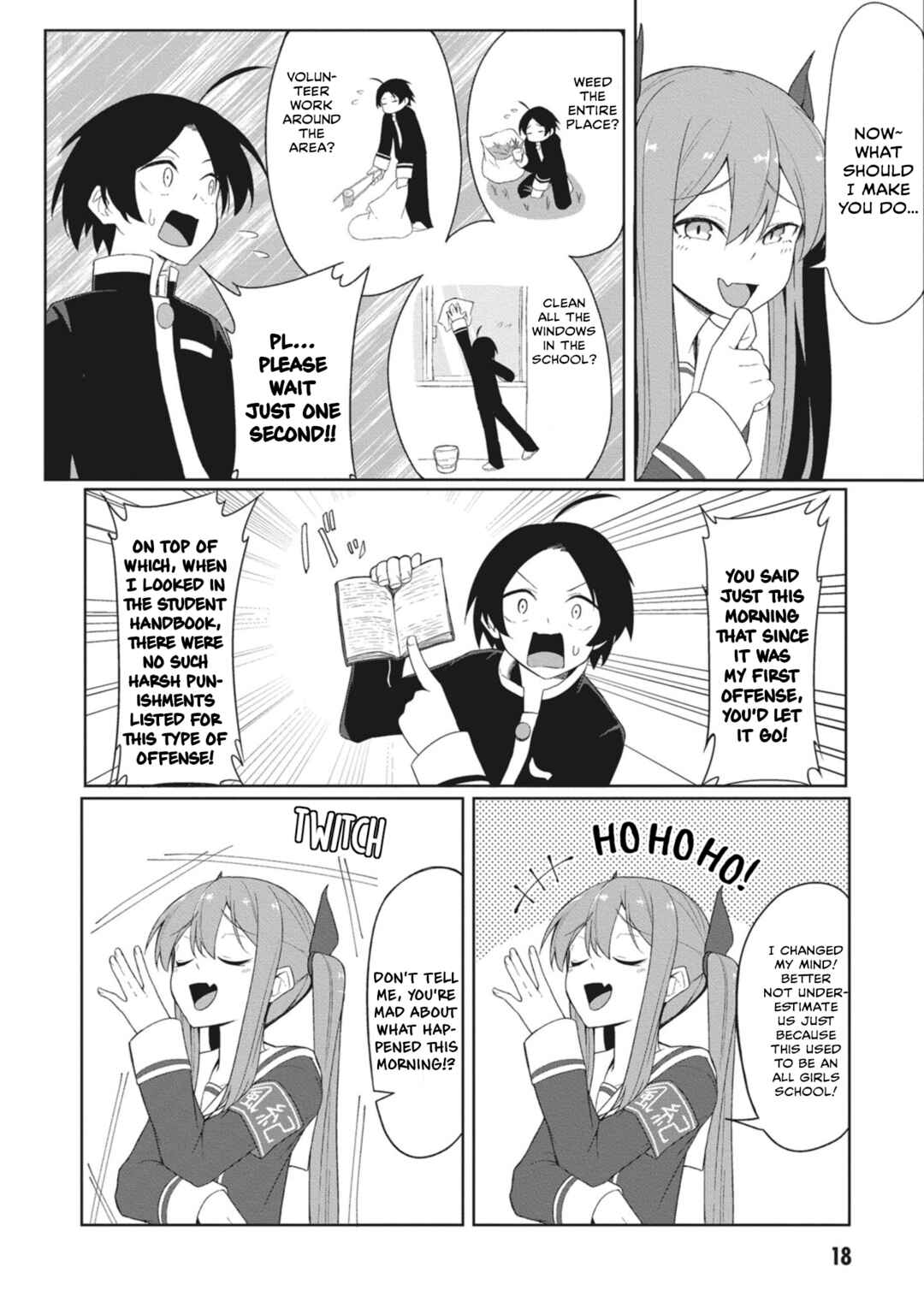 Page 2 Chapter 2 Kuso Zako Fuuki Iinchou Kaeri-chan