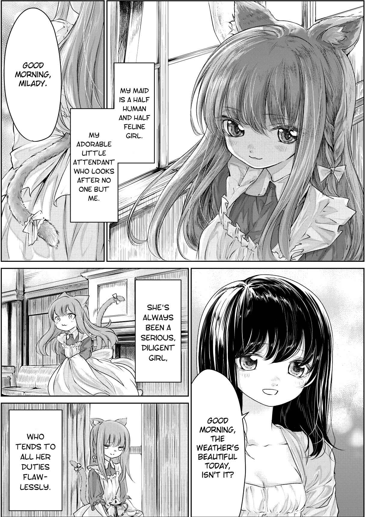 Page 1 Chapter 1 Cat Maid and Mistress