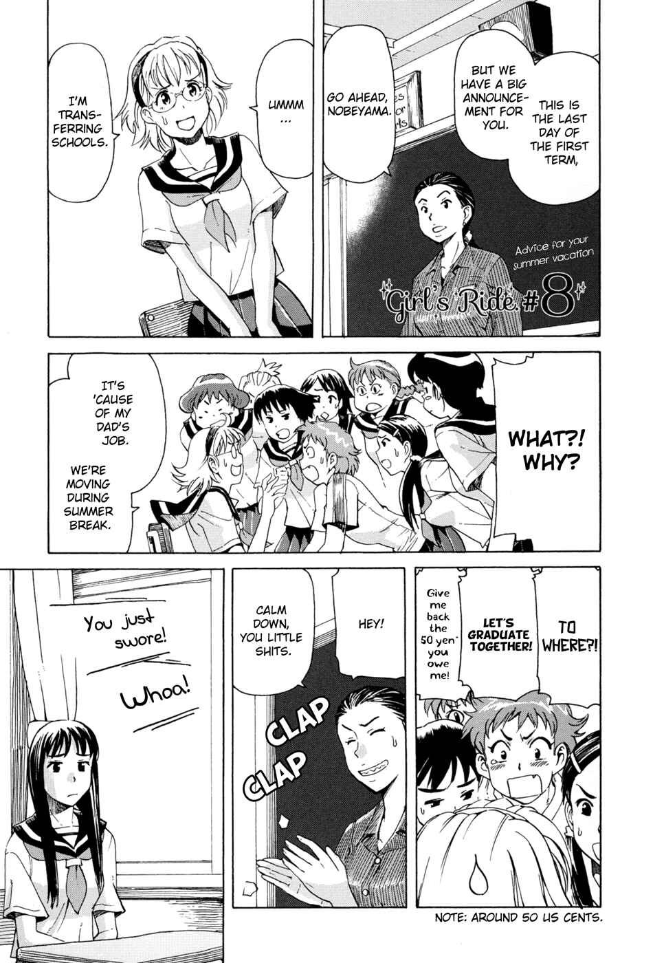 Page 1 Chapter 8 GIRLS RIDE