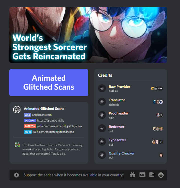 Page 1 Chapter 6 Worlds Strongest Sorcerer Gets Reincarnated