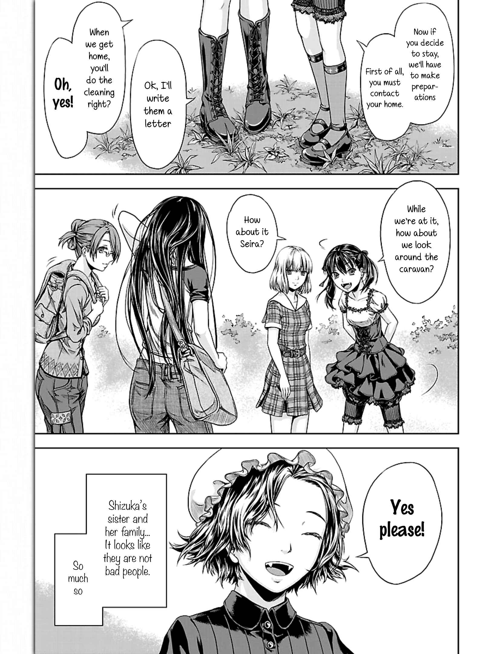Page 23 Chapter 4 Michiwarikusa Monogatari -Vampire After the Doomsday-