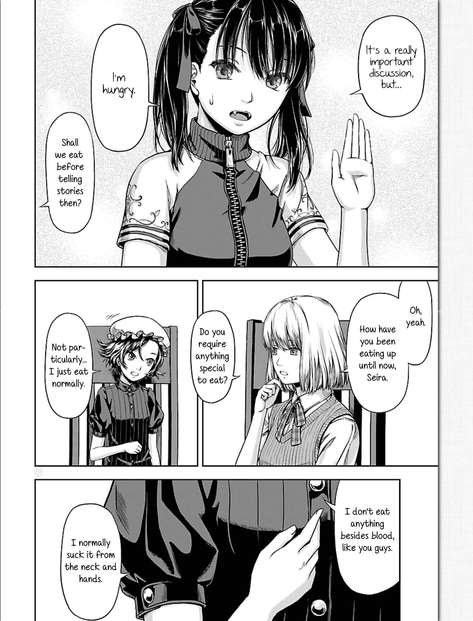 Page 12 Chapter 5 Michiwarikusa Monogatari -Vampire After the Doomsday-
