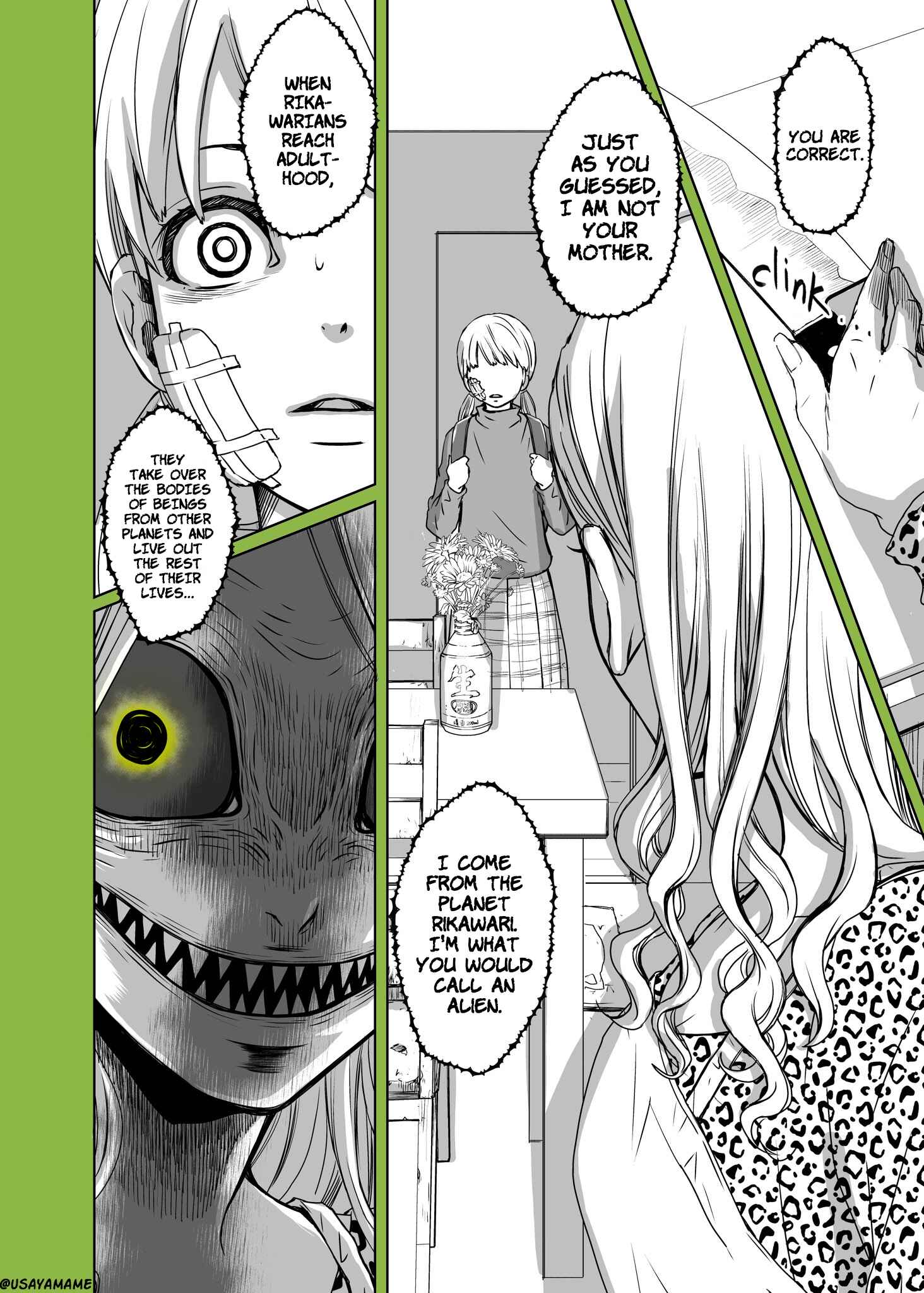Page 2 Chapter 1 A Story About a Shitty Mom Whose Body Is Taken Over by an Alien