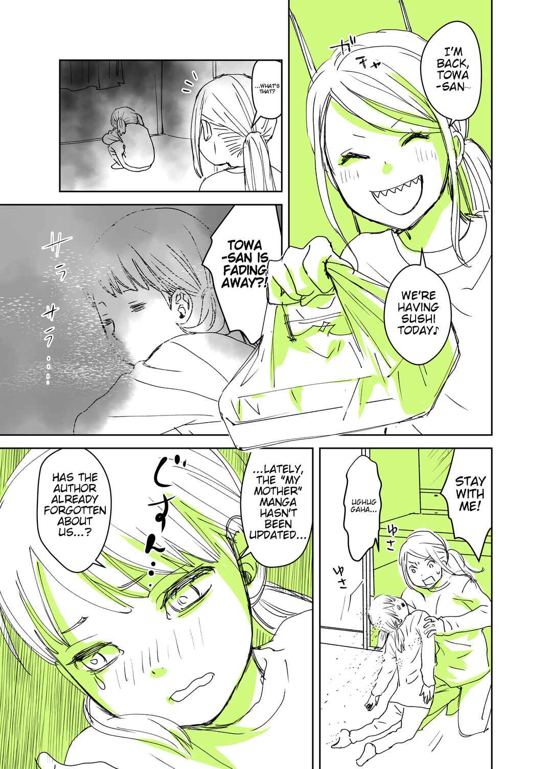 Page 1 Chapter 9 A Story About a Shitty Mom Whose Body Is Taken Over by an Alien