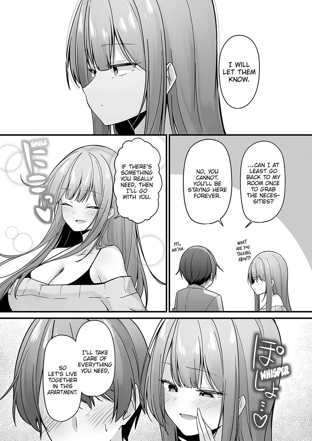 Page 14 Chapter 2 Yandere Kankin Seikatsu wa Igaito Tengoku desu