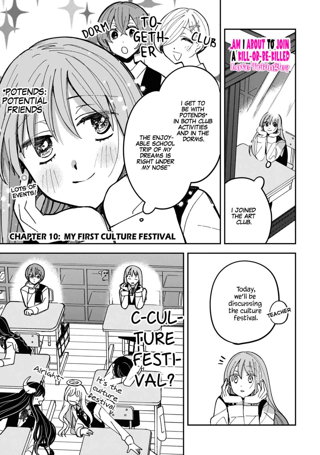 Page 1 Chapter 10 Koroshi Korosare Sankaku Kankei ni Watashi ga Ima kara Hairun desu ka?