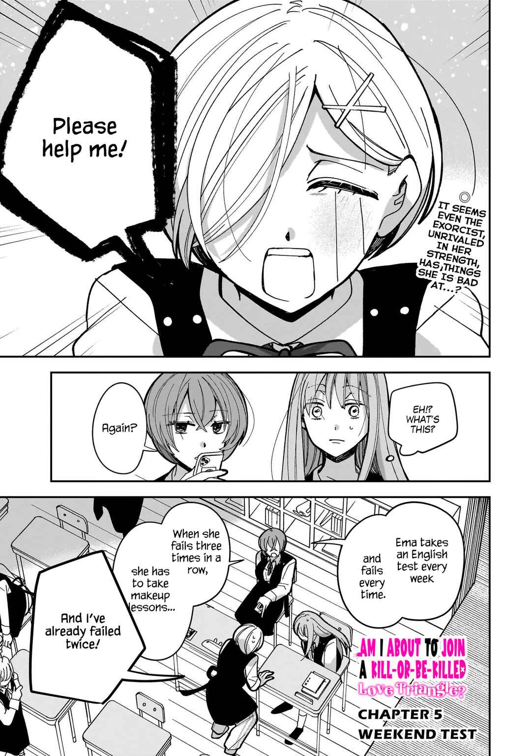 Page 1 Chapter 5 Koroshi Korosare Sankaku Kankei ni Watashi ga Ima kara Hairun desu ka?