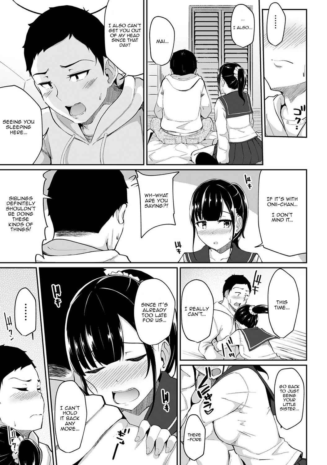 Page 8 Chapter 2 Asa Okitara Imouto ga Hadaka Apron Sugata datta node Hamete Mita
