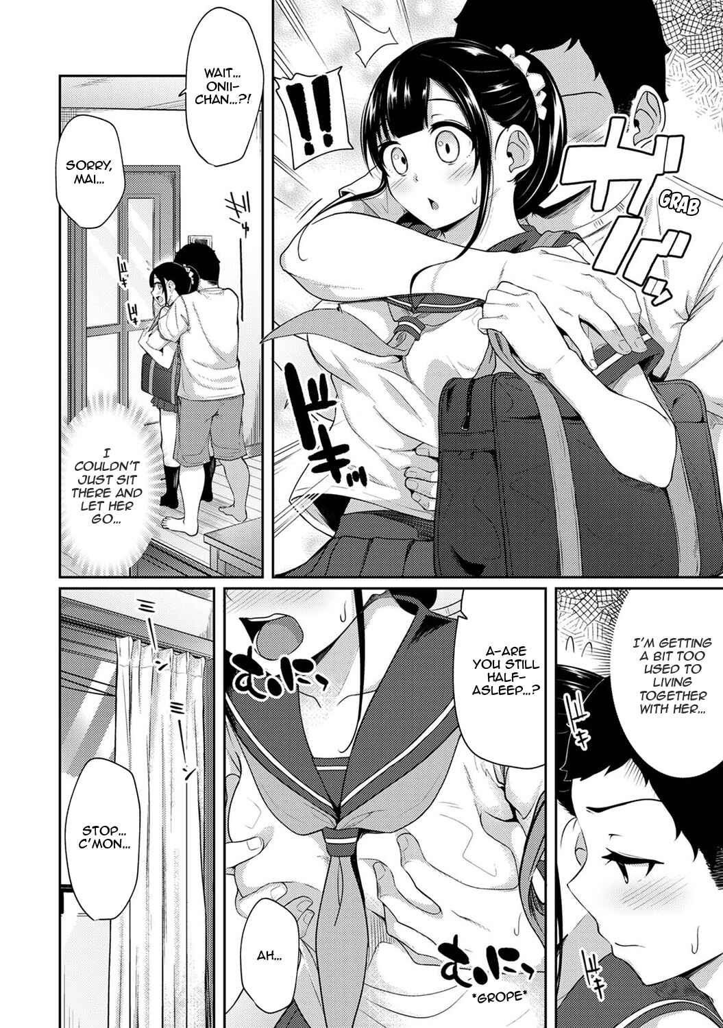 Page 3 Chapter 10 Asa Okitara Imouto ga Hadaka Apron Sugata datta node Hamete Mita