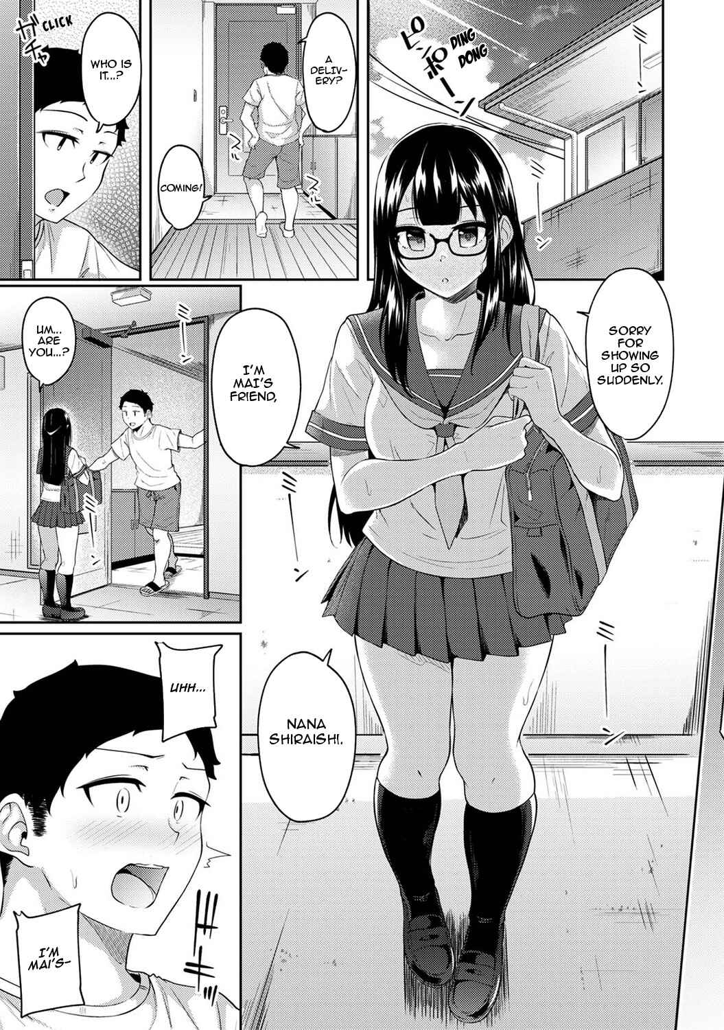 Page 2 Chapter 11 Asa Okitara Imouto ga Hadaka Apron Sugata datta node Hamete Mita