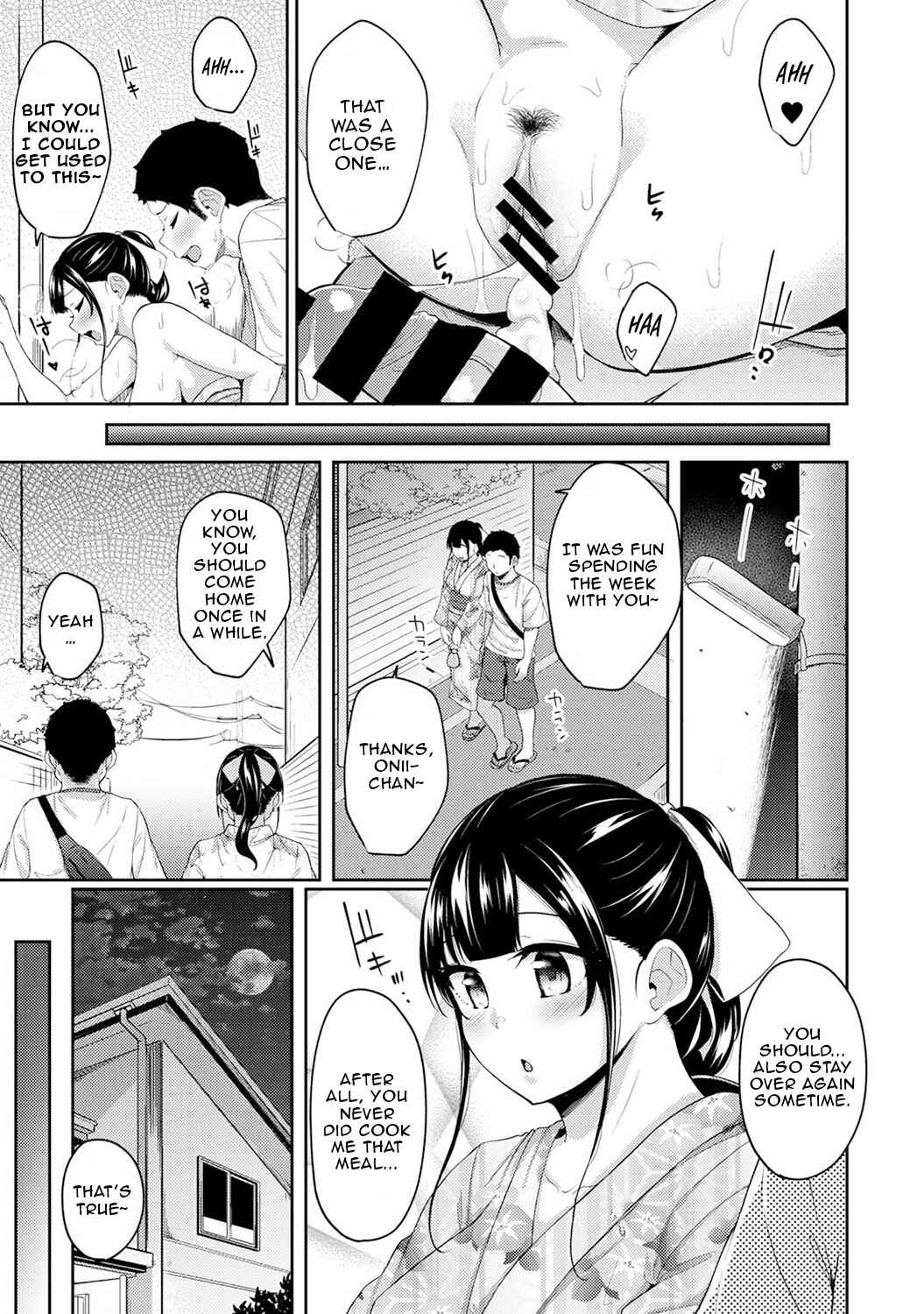 Page 24 Chapter 12 Asa Okitara Imouto ga Hadaka Apron Sugata datta node Hamete Mita