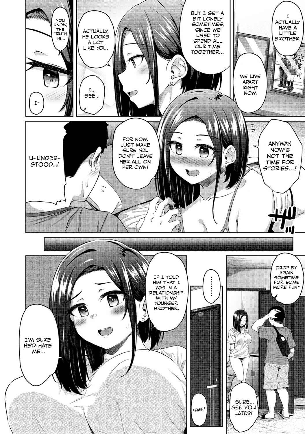 Page 3 Chapter 14 Asa Okitara Imouto ga Hadaka Apron Sugata datta node Hamete Mita