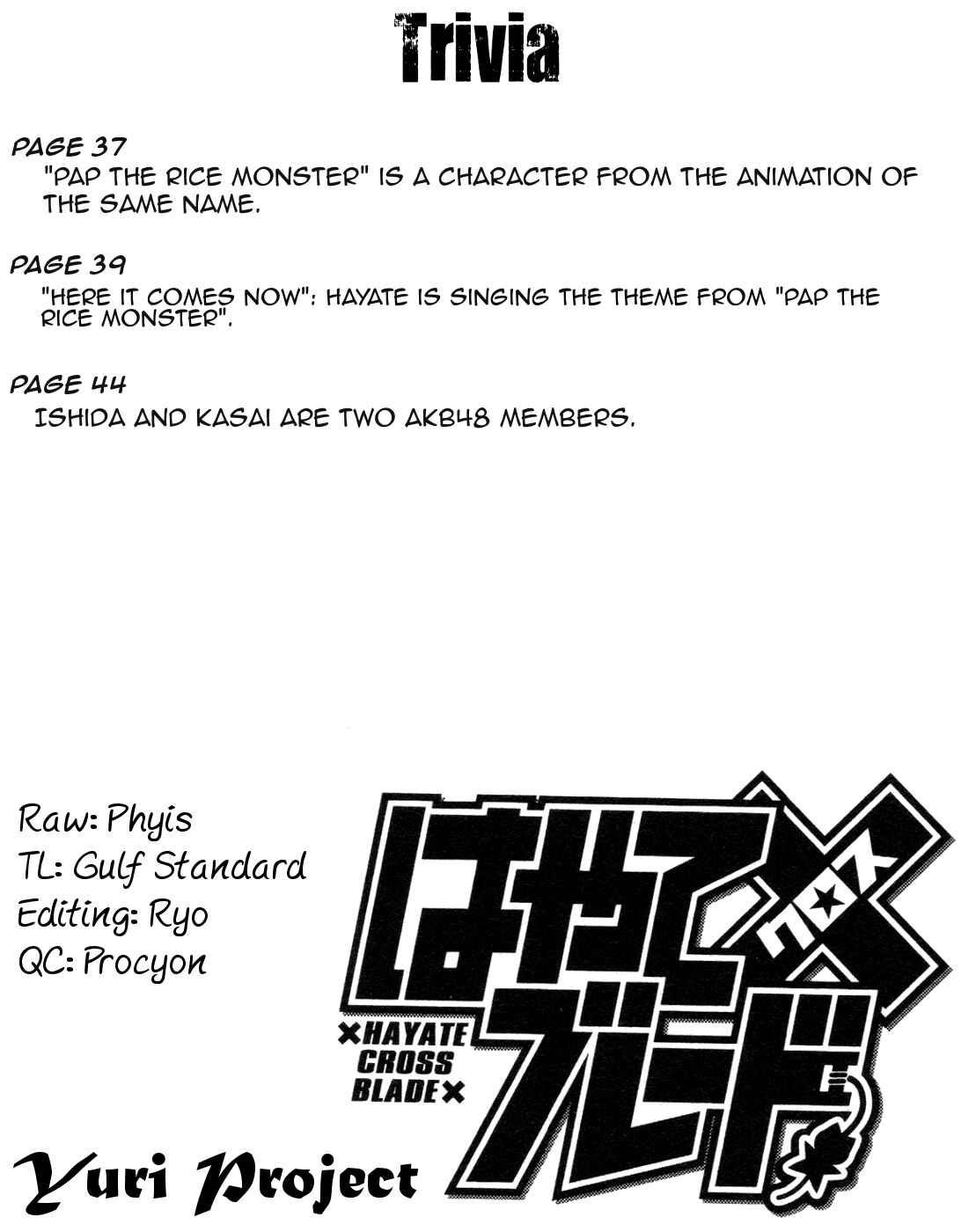 Page 27 Chapter 97 Hayate x Blade
