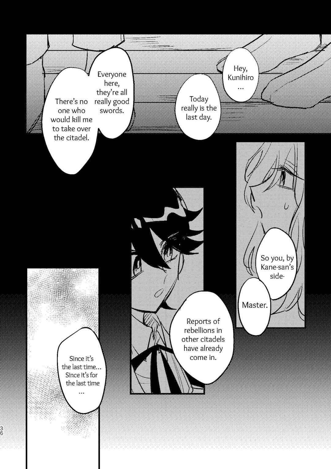 Page 34 Chapter Unknown_0b9e Touken Ranbu - Ashita no Chikai