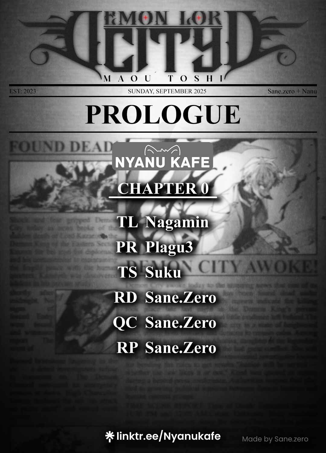 Page 1 Chapter 0 Demon Lord City