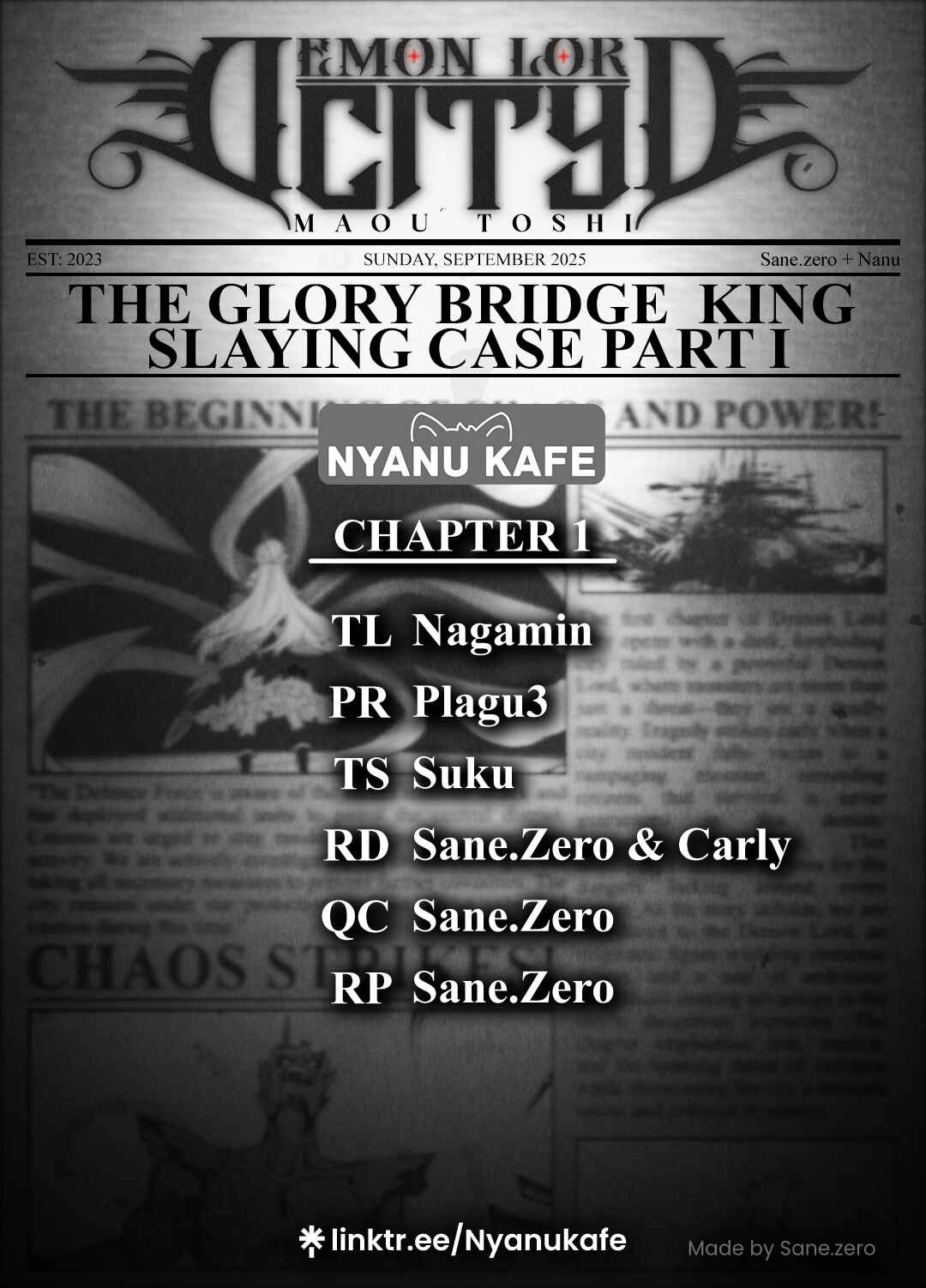 Page 1 Chapter 1 Demon Lord City