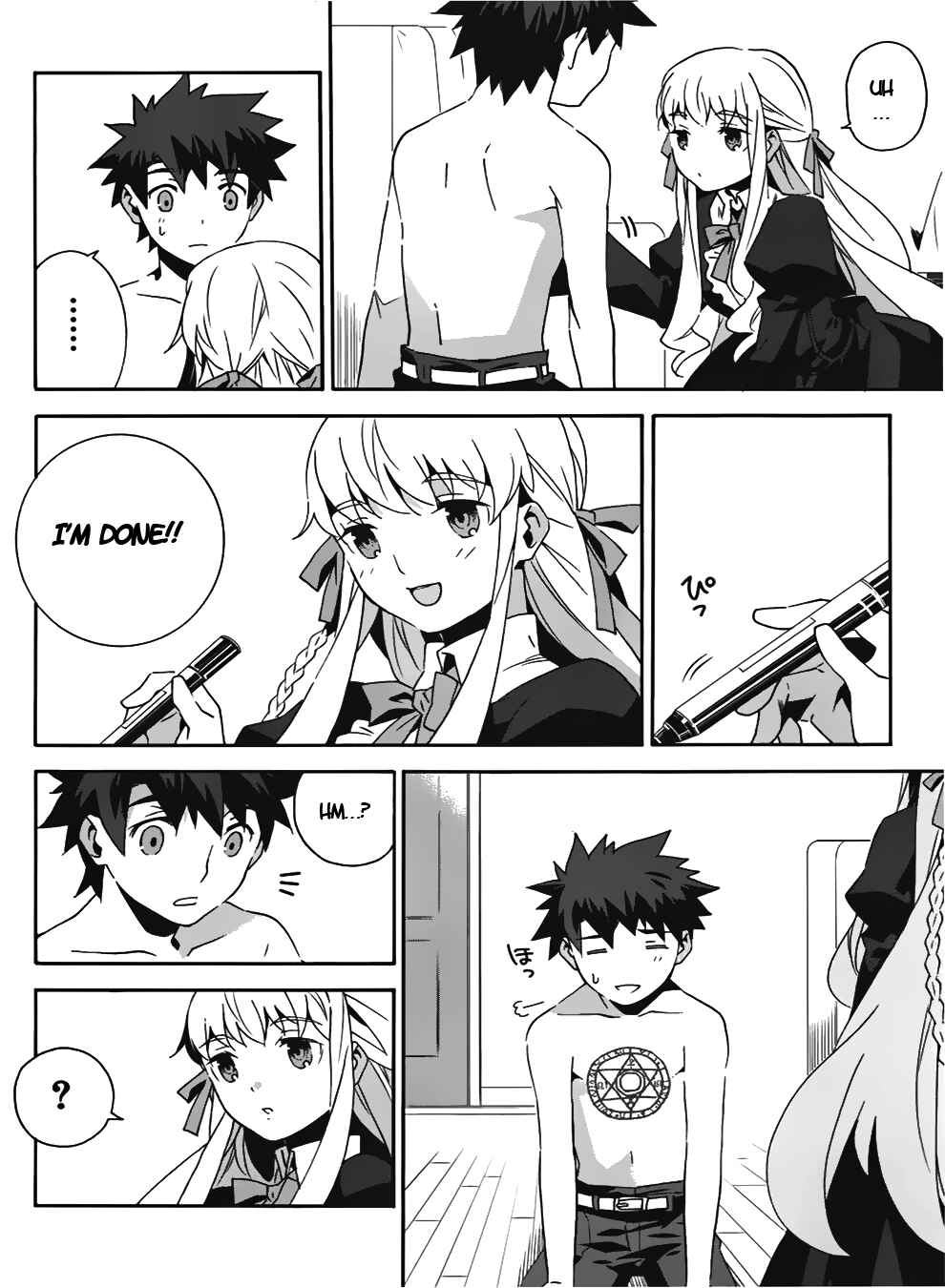Page 12 Chapter 13 Mahoutsukai (♂) to Deshi (♀) no Futekisetsu na Kankei