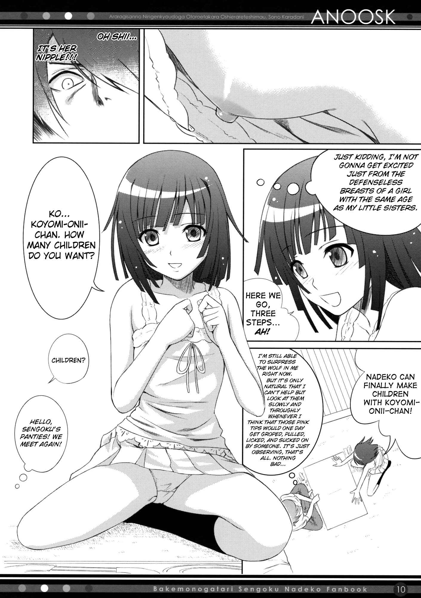 Page 9 Chapter Unknown_14e7 Bakemonogatari - ANOOSK (Doujinshi)