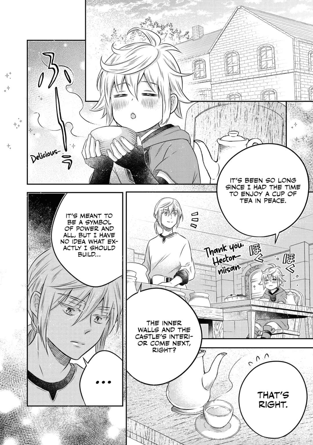 Page 16 Chapter 18.2 Isekai no Binbou Nouka ni Tensei Shita Node, Renga wo Tsukutte Shiro wo Tateru Koto ni Shimashita