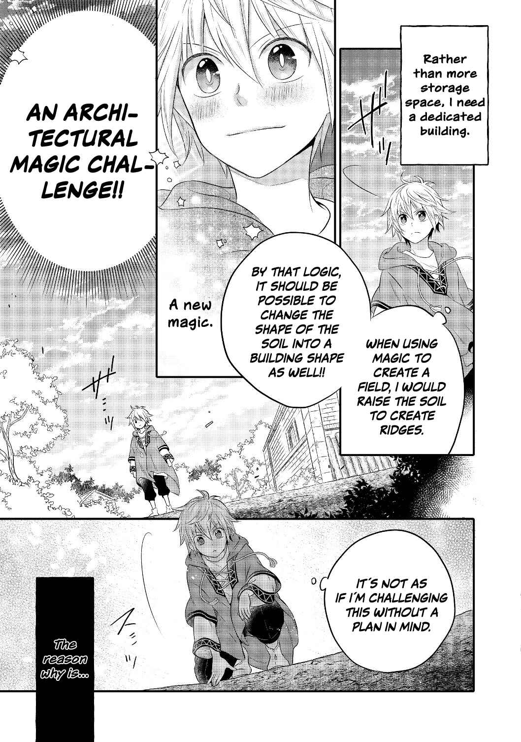 Page 19 Chapter 2.1 Isekai no Binbou Nouka ni Tensei Shita Node, Renga wo Tsukutte Shiro wo Tateru Koto ni Shimashita