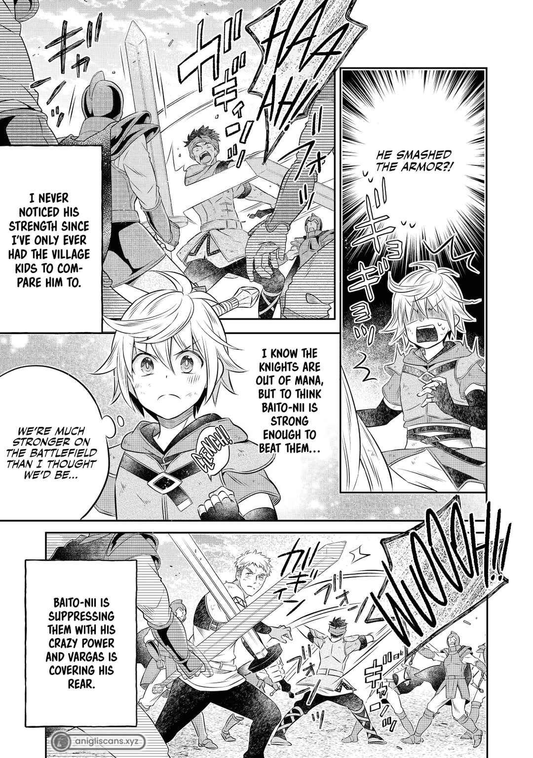 Page 5 Chapter 14.2 Isekai no Binbou Nouka ni Tensei Shita Node, Renga wo Tsukutte Shiro wo Tateru Koto ni Shimashita
