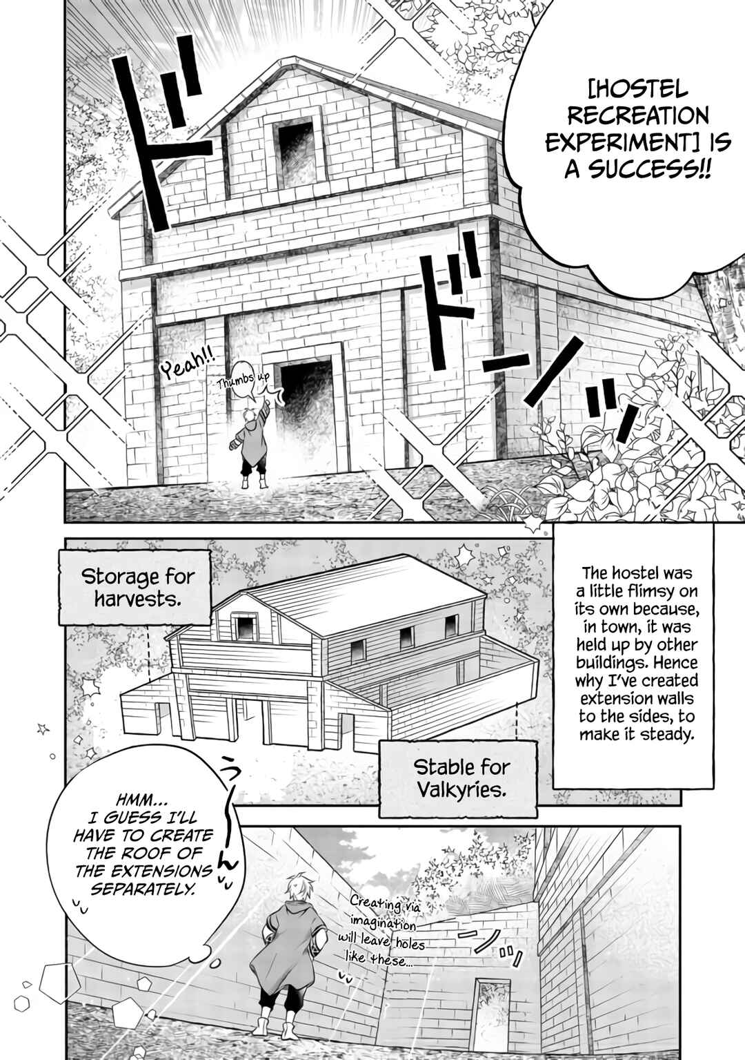 Page 10 Chapter 7.2 Isekai no Binbou Nouka ni Tensei Shita Node, Renga wo Tsukutte Shiro wo Tateru Koto ni Shimashita