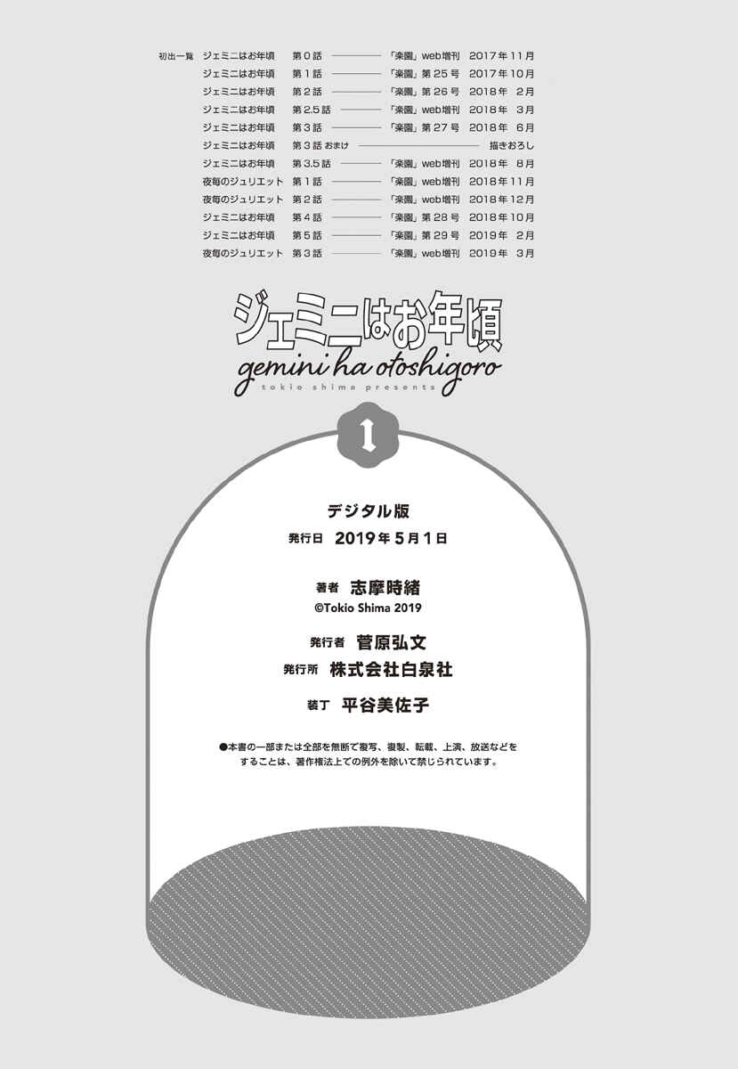 Page 20 Chapter 5.01 Gemini wa Otoshigoro