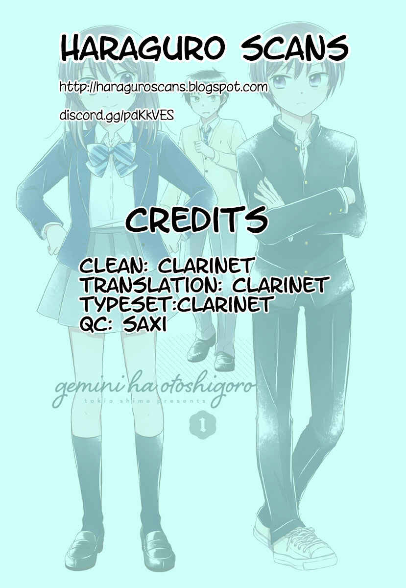 Page 6 Chapter 3.5 Gemini wa Otoshigoro