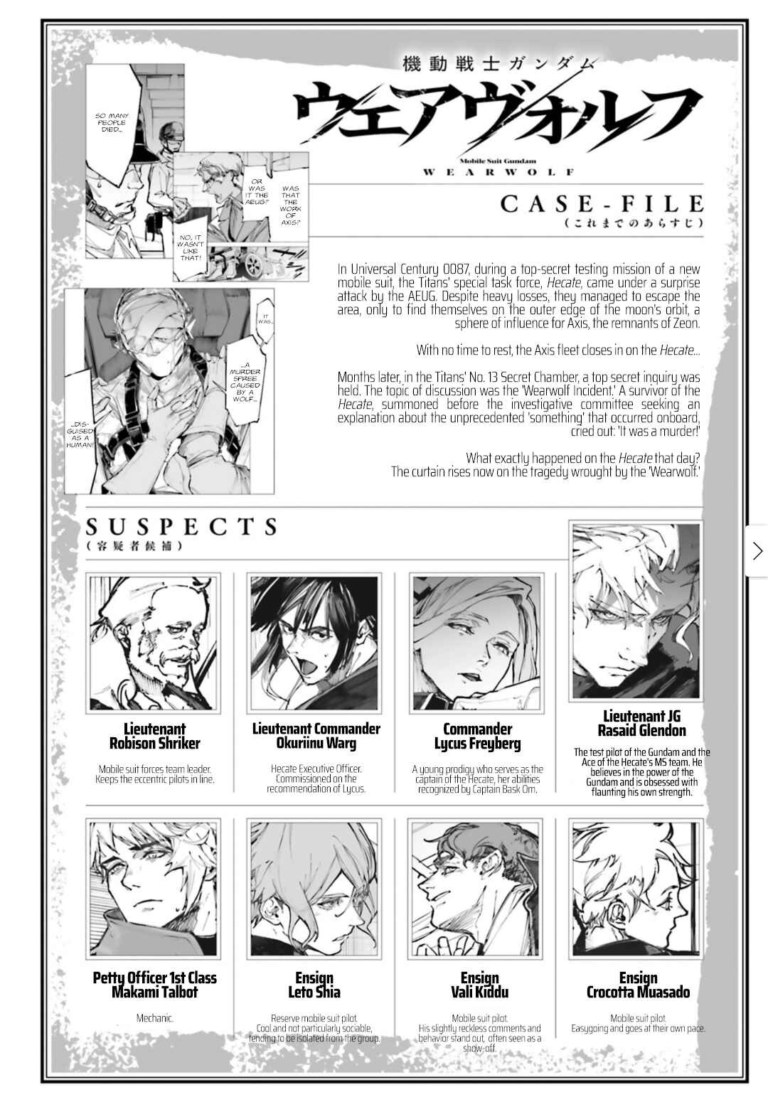 Page 1 Chapter 2 Kidou Senshi Gundam - Wearwolf