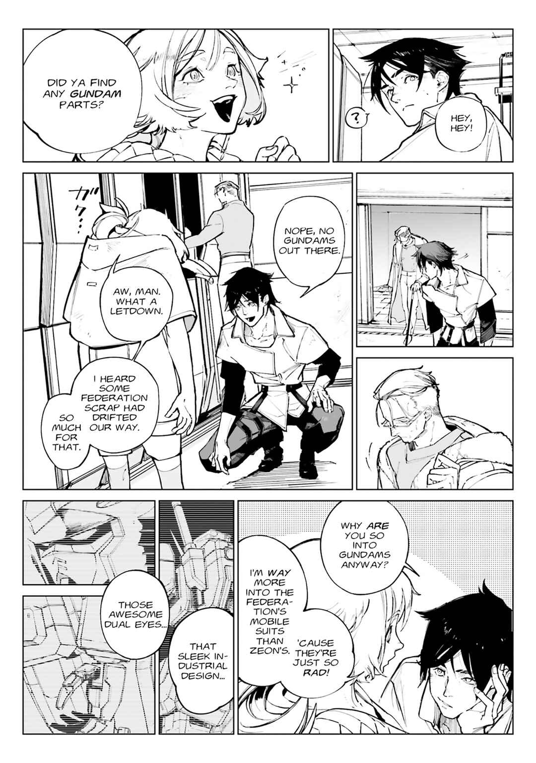 Page 12 Chapter 9 Kidou Senshi Gundam - Wearwolf