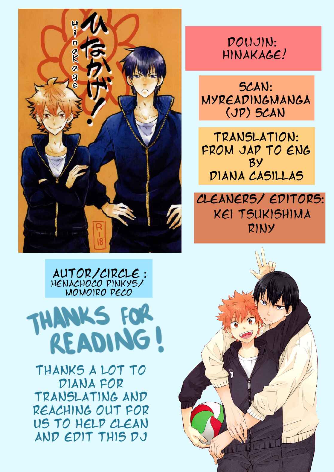 Page 2 Chapter Unknown_771f Haikyu!! - HinaKage (Doujinshi)
