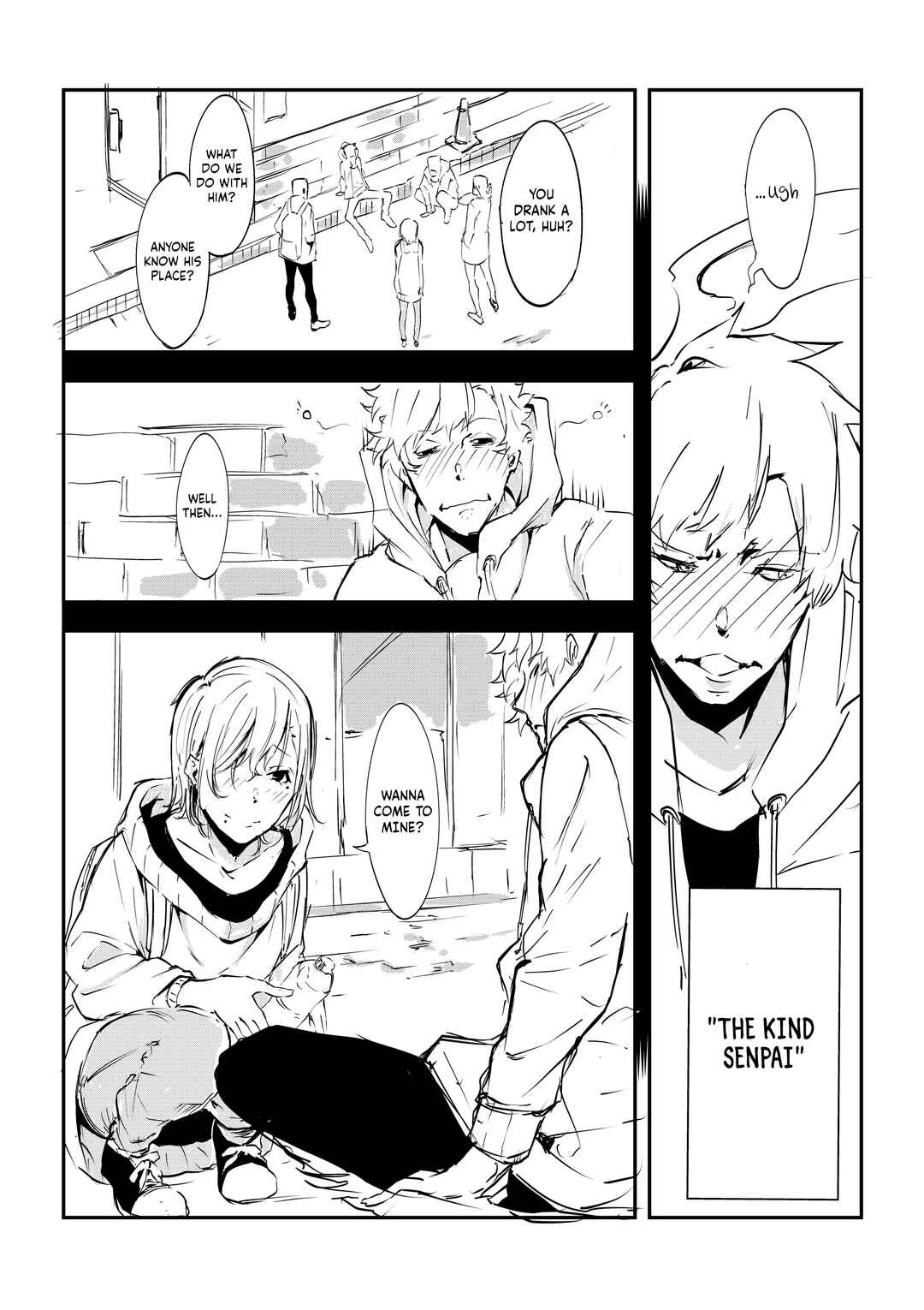 Page 2 Chapter 1.1 Yasashii Senpai ni Tewodashita