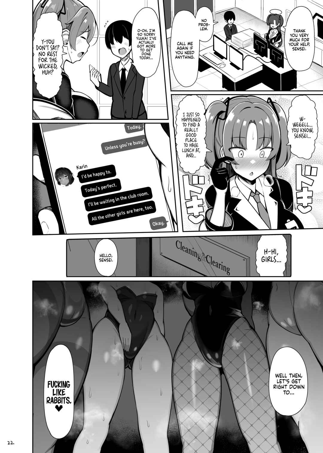 Page 21 Chapter 1 Blue Archive - Fucking Like Rabbits