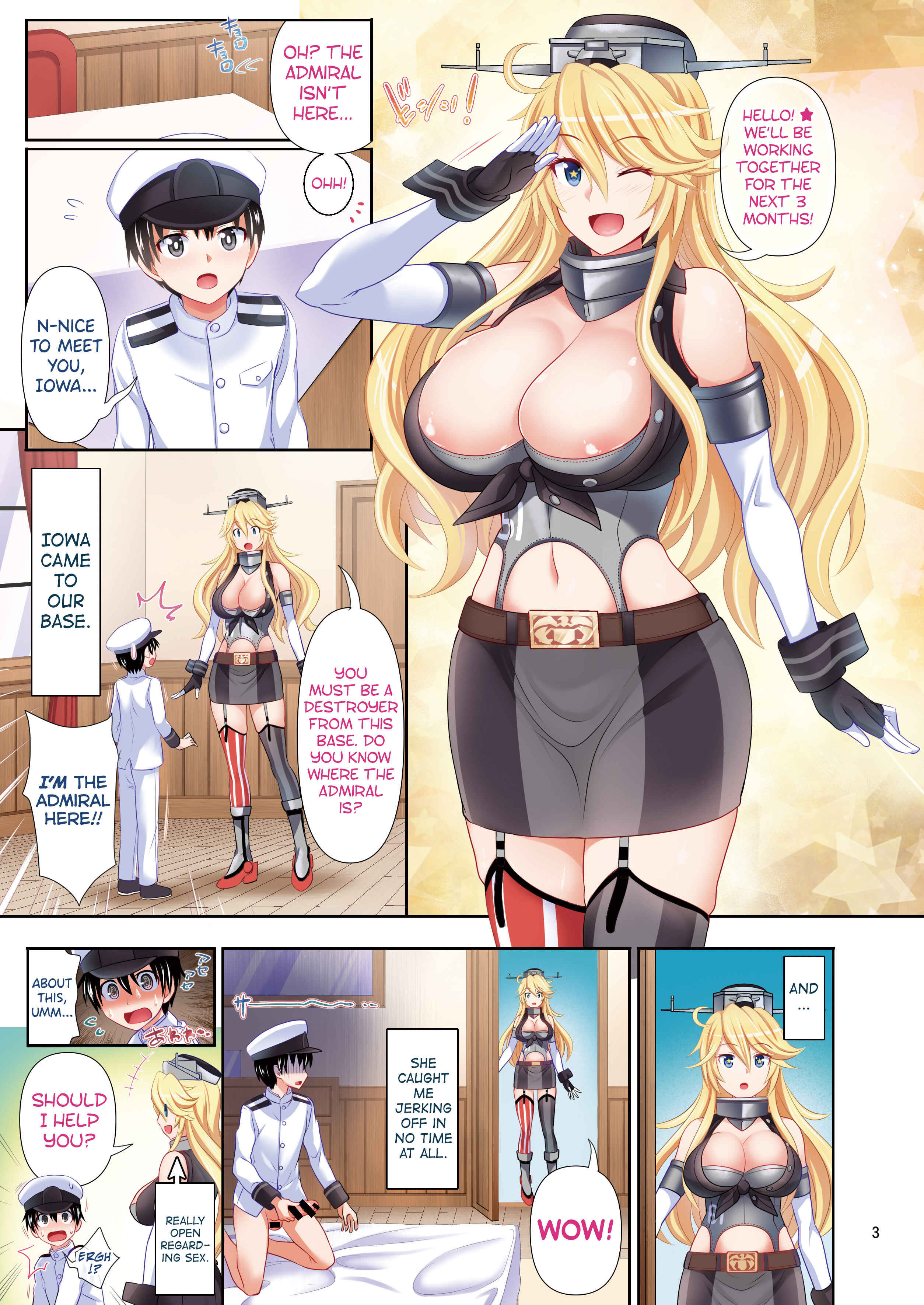 Page 3 Chapter Unknown_c448 Kantai Collection - Iowa-san ga Yattekita★(Doujinshi)