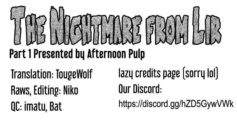 Page 17 Chapter 1.1 The Nightmare from Lir