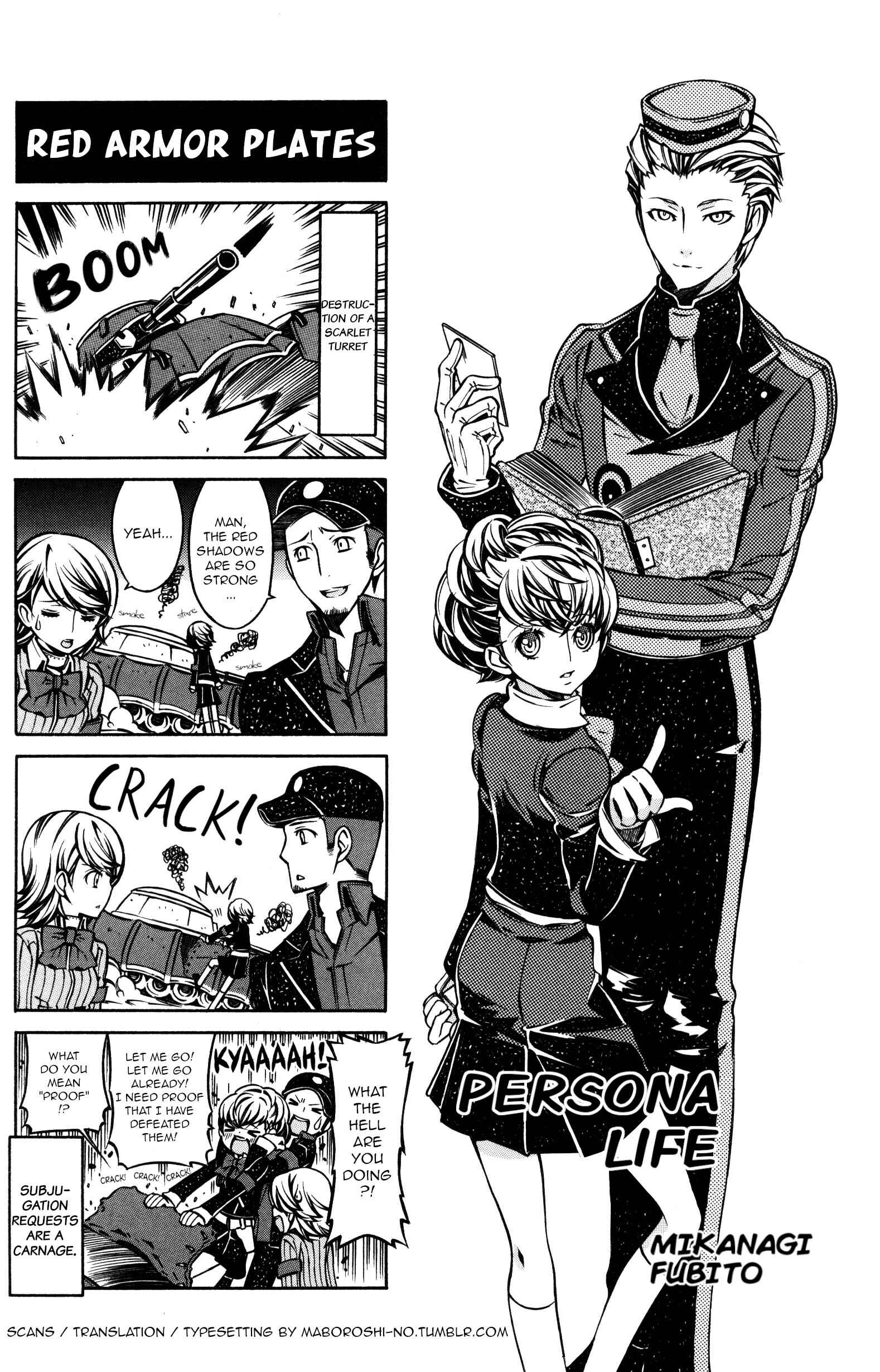 Page 1 Chapter 9 Persona 3 Portable 4Koma Gag Battle