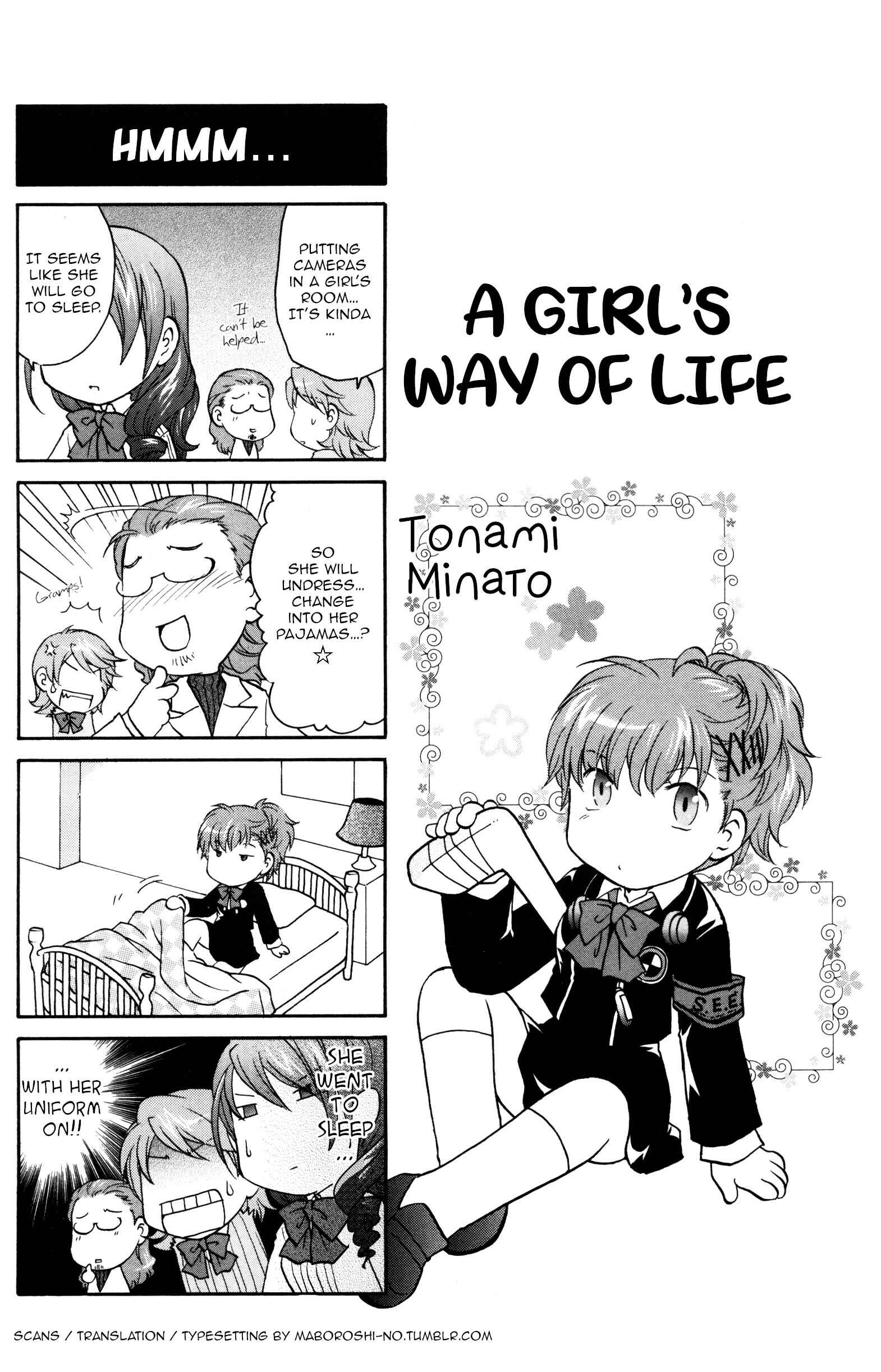 Page 1 Chapter 10 Persona 3 Portable 4Koma Gag Battle
