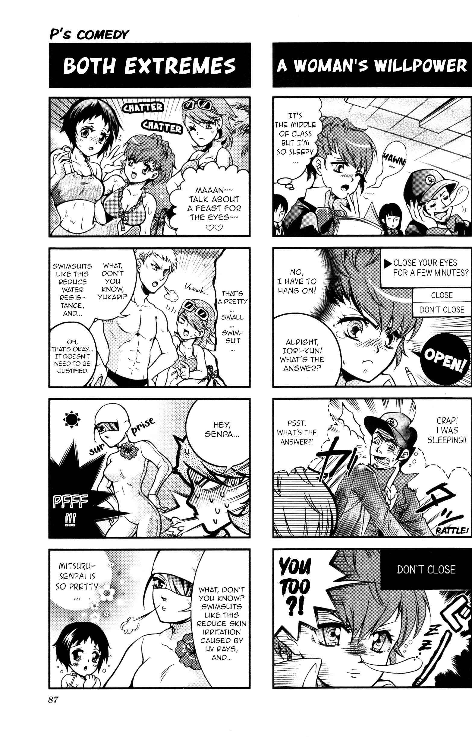 Page 2 Chapter 15 Persona 3 Portable 4Koma Gag Battle