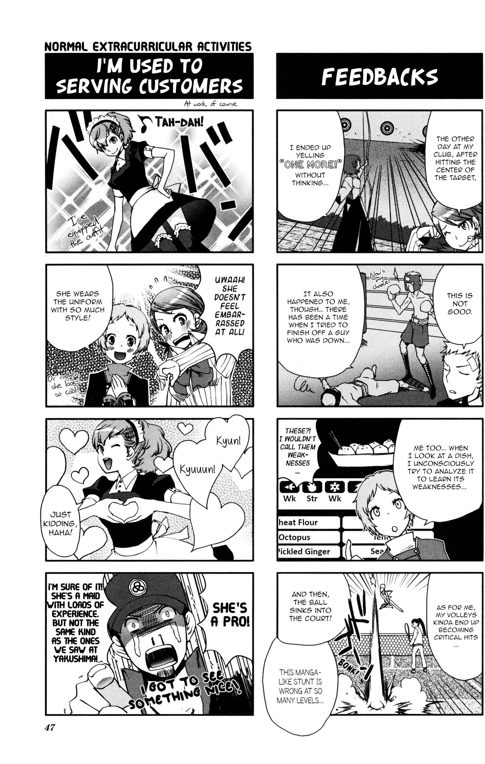 Page 4 Chapter 8 Persona 3 Portable 4Koma Gag Battle