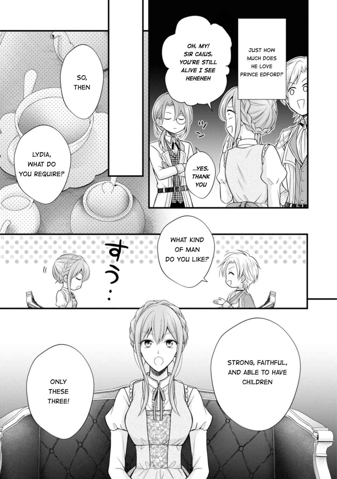 Page 25 Chapter 2 Otoko Un Zero no Kusushi Reijou, Hatsukoi no Kurokishi-sama ga Oshikake Konyakusha ni Narimashite