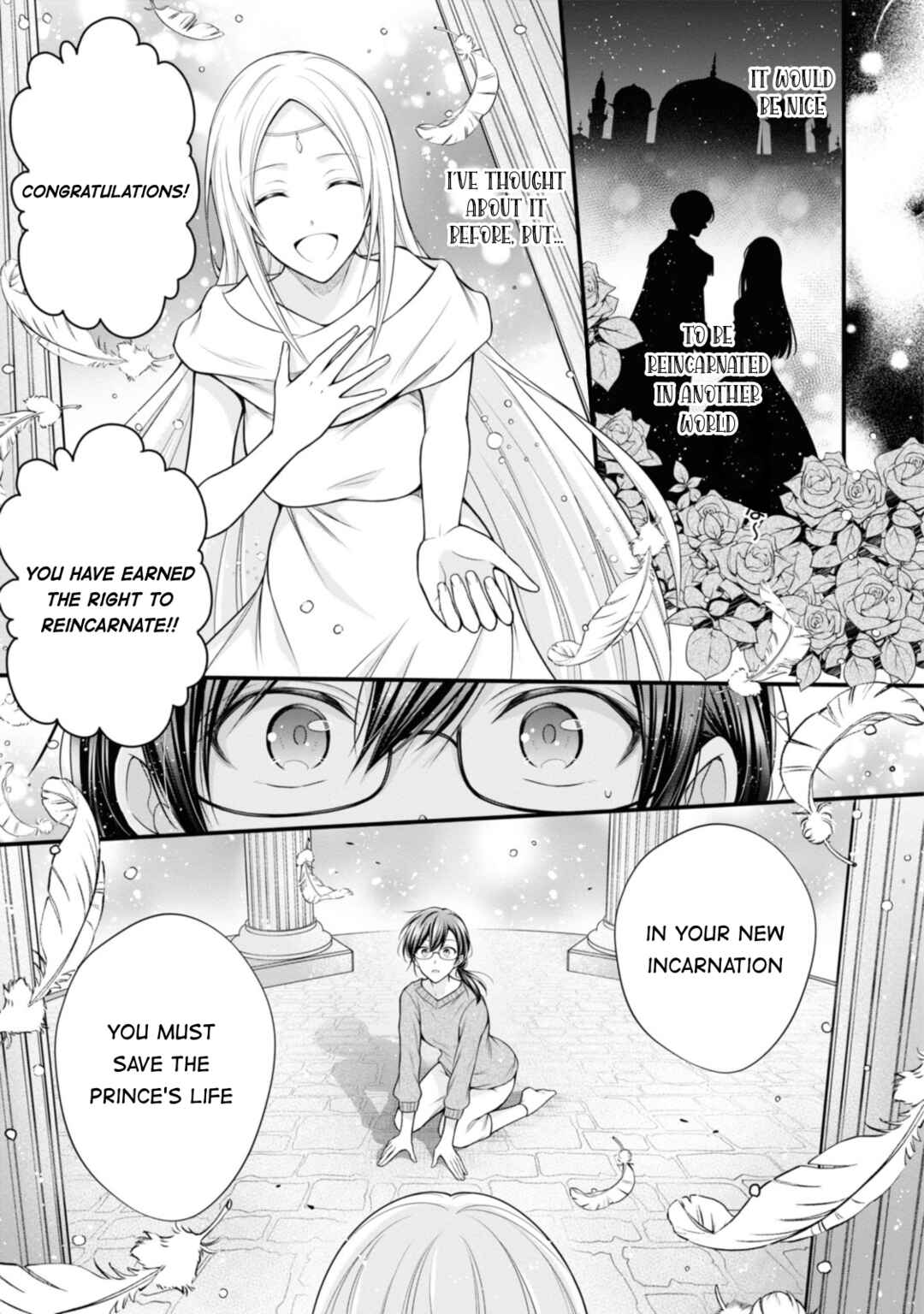 Page 1 Chapter 1 Otoko Un Zero no Kusushi Reijou, Hatsukoi no Kurokishi-sama ga Oshikake Konyakusha ni Narimashite