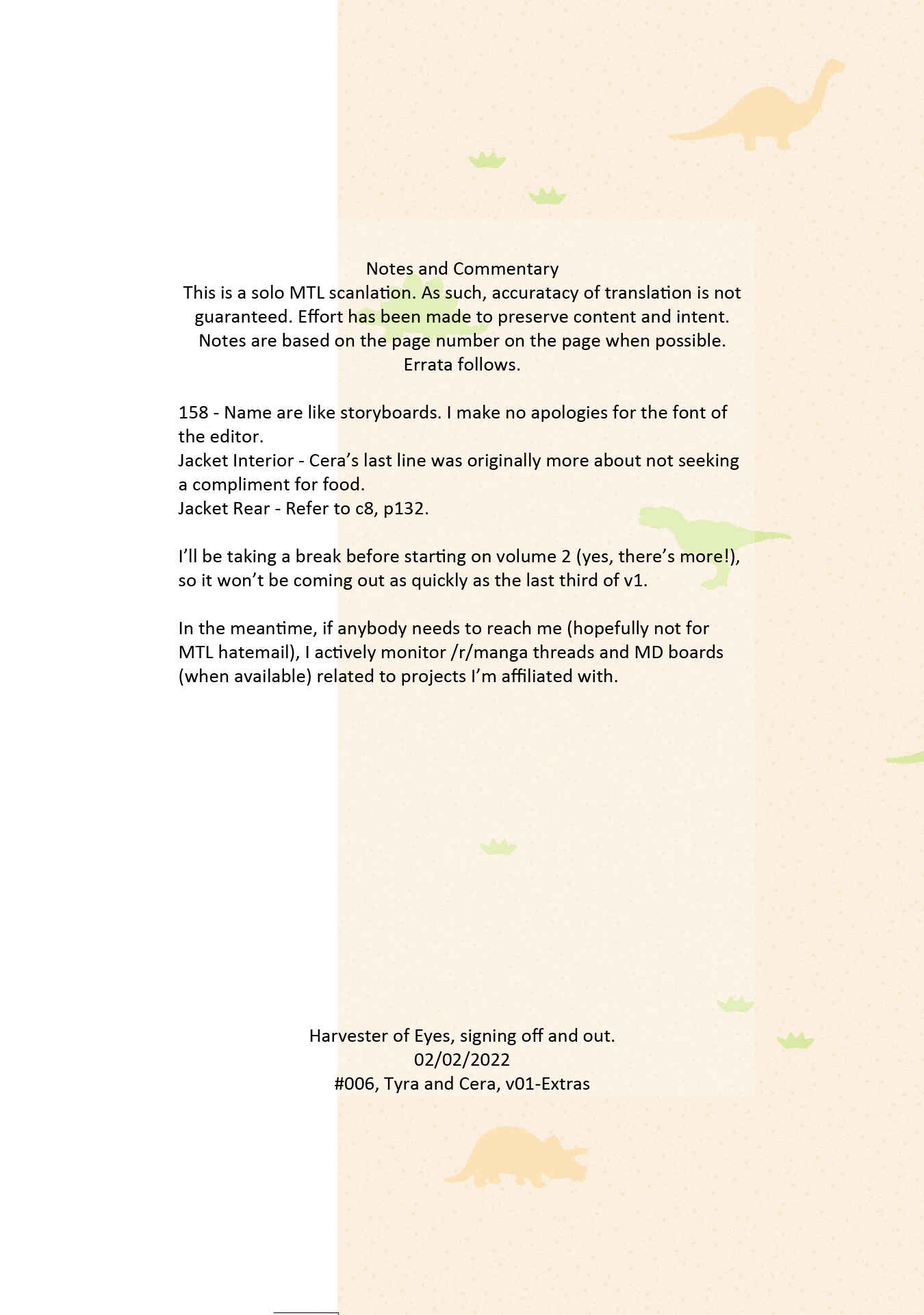 Page 20 Chapter 9.5 Tyra & Cera