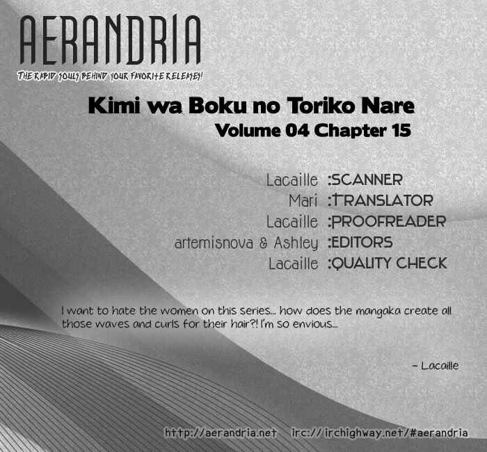 Page 44 Chapter 15 Kimi wa Boku no Toriko Nare