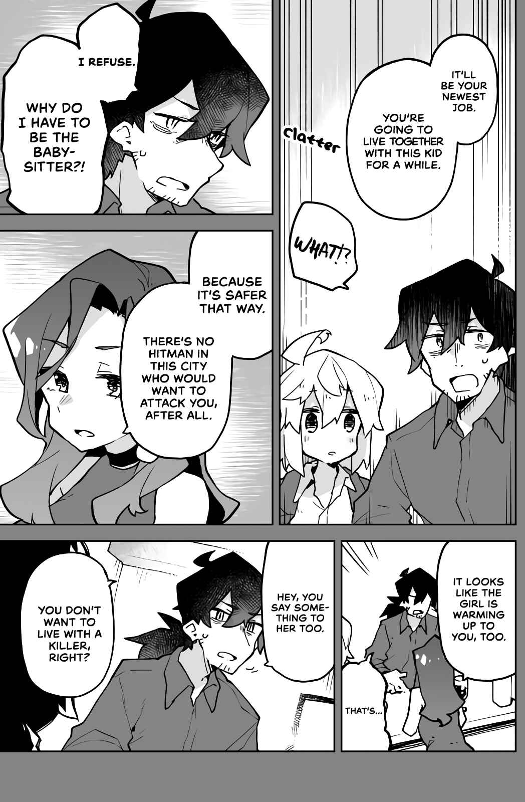Page 3 Chapter 3 The Terrifying Hitman and the Little Girl He Took in