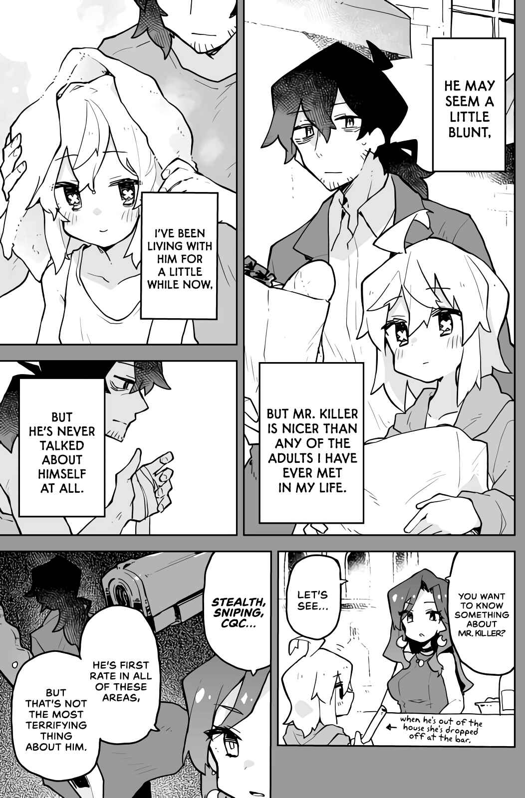 Page 1 Chapter 4 The Terrifying Hitman and the Little Girl He Took in