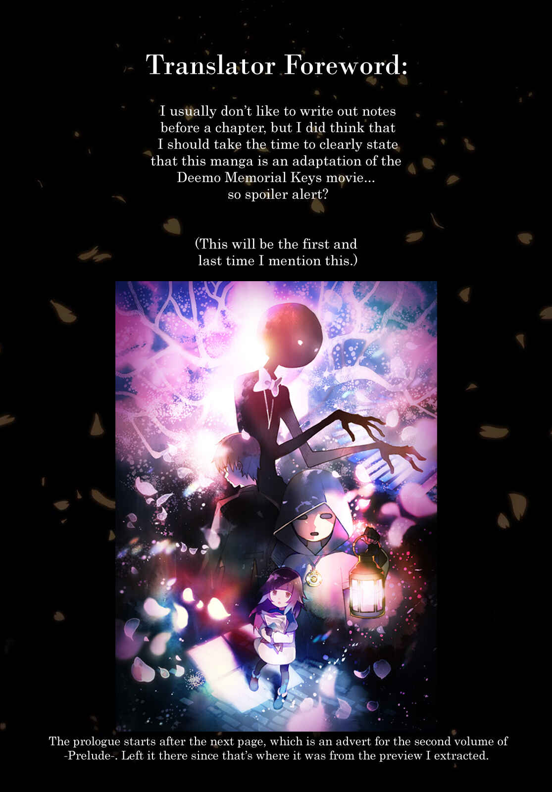 Page 2 Chapter 0 Deemo -Sakura Note-