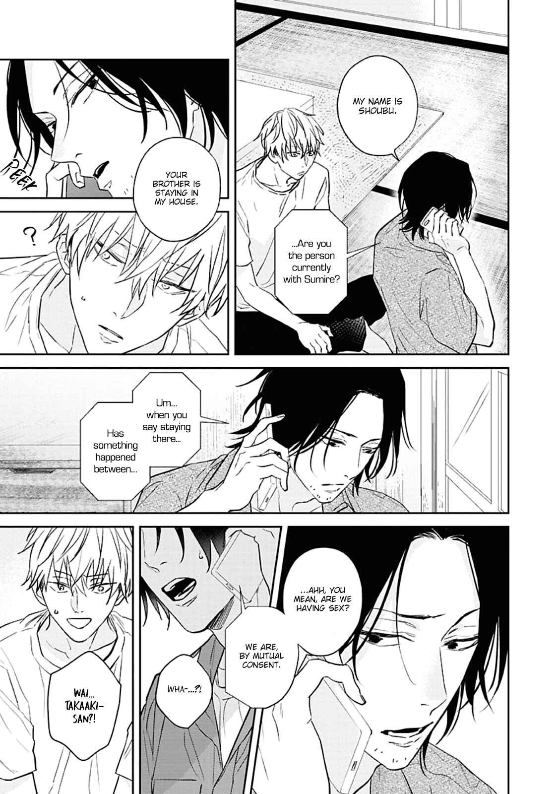 Page 23 Chapter 3 Kamitsuite, Jareatte