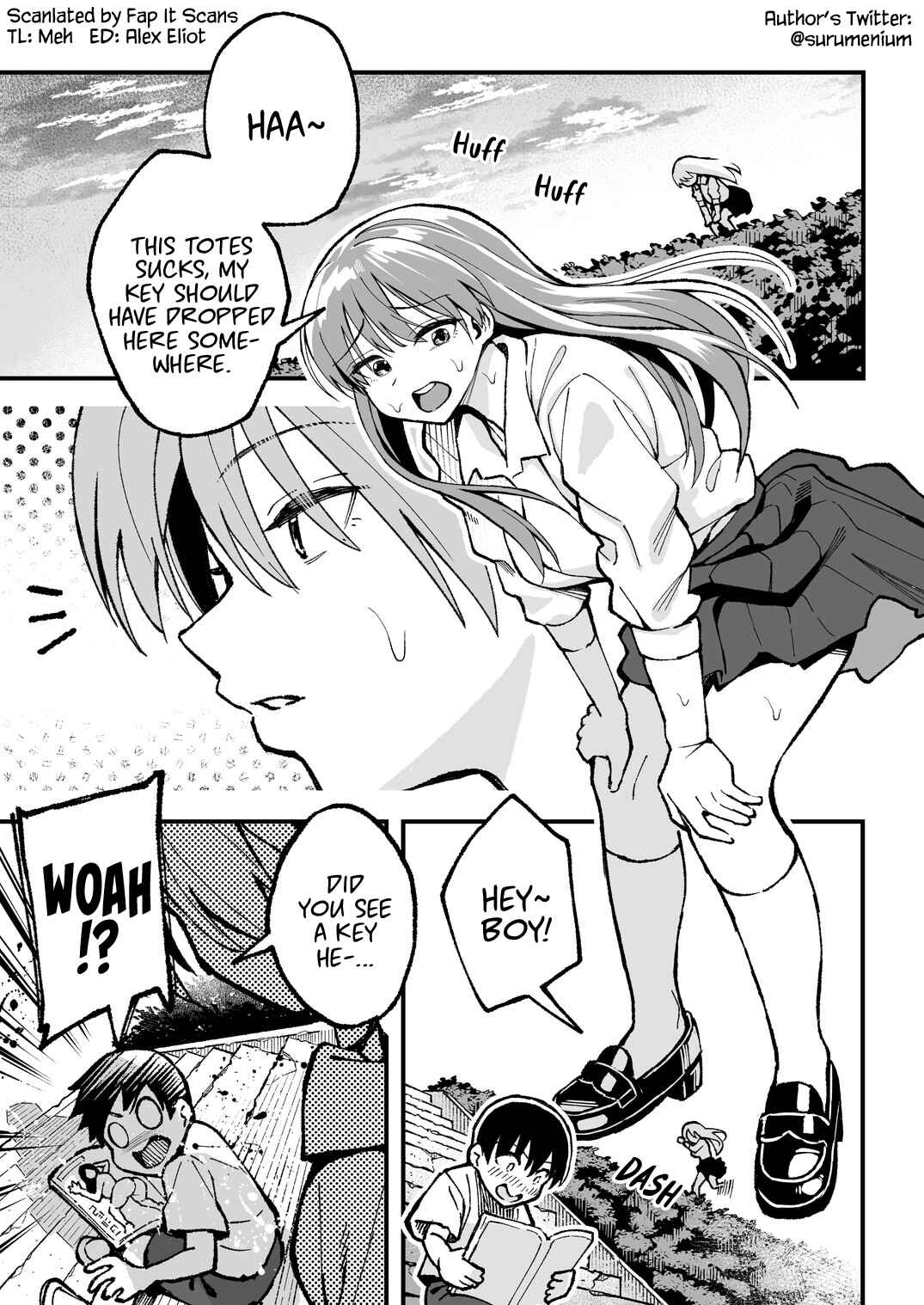 Page 1 Chapter Unknown_975e Michibata ni Ochiteru Ero Hon Yonderu Shounen to Gal