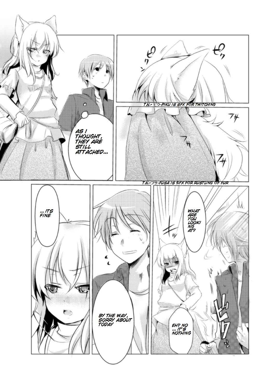 Page 4 Chapter 2 Nanka Kanojo ni Inumimi to Shippo Ga Haetan Daga Ore wa Dousurebaii?