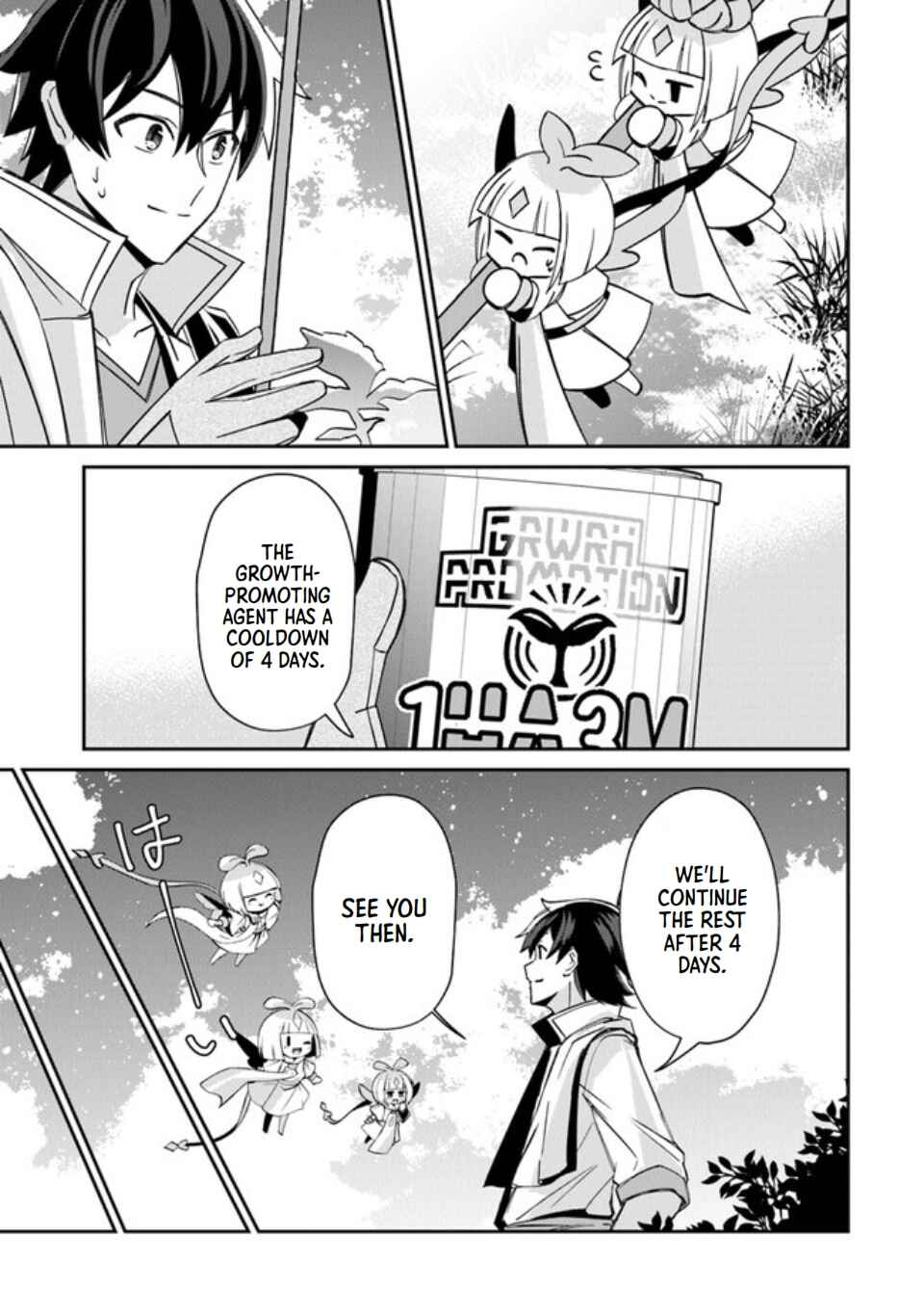 Page 30 Chapter 4 Tensei Shachiku no Cheat Saien ~Bannou Skill to Benri na Tsukaima Yousei wo Kushishitetara, Kidzukeba Tairiku Ichi no Seisan Kyoten ga Dekiteita~